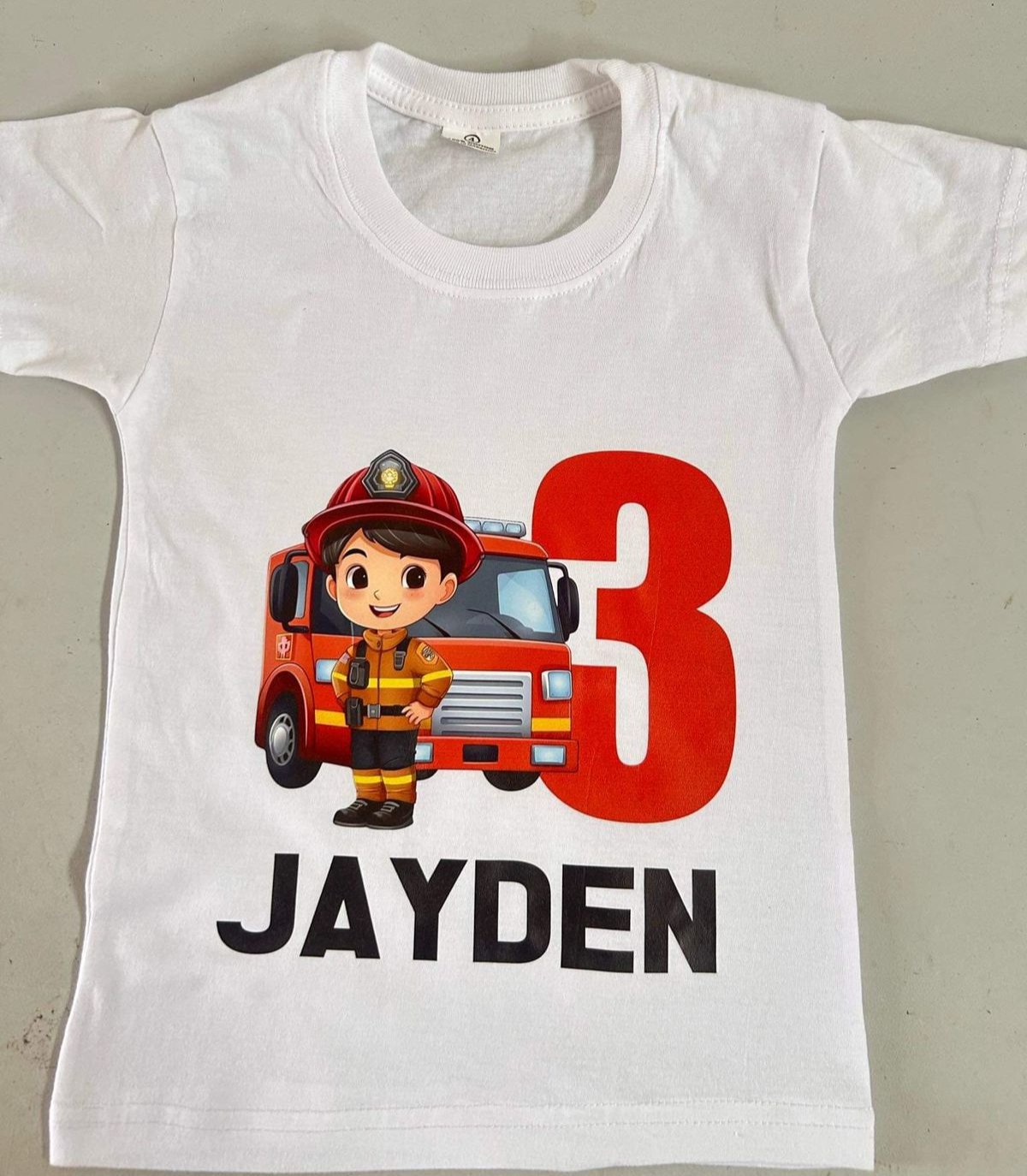 Firetruck Birthday T-Shirt