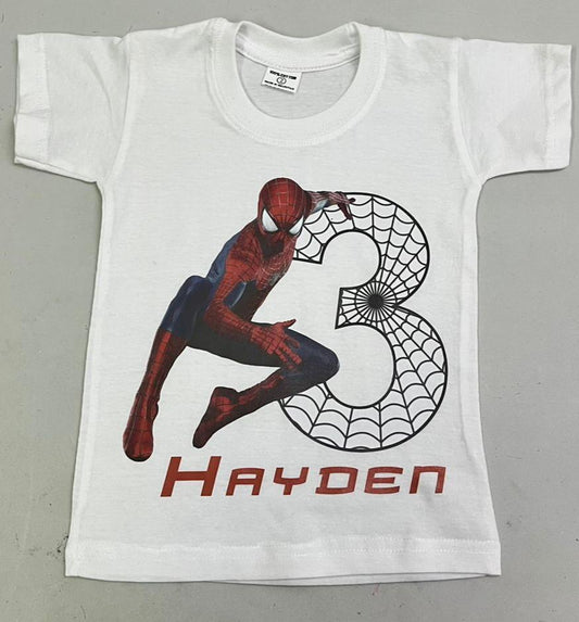 Spider-Man Birthday T-Shirt